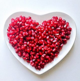 pomegranate-seeds-in-a-heart-valentines-recipes
