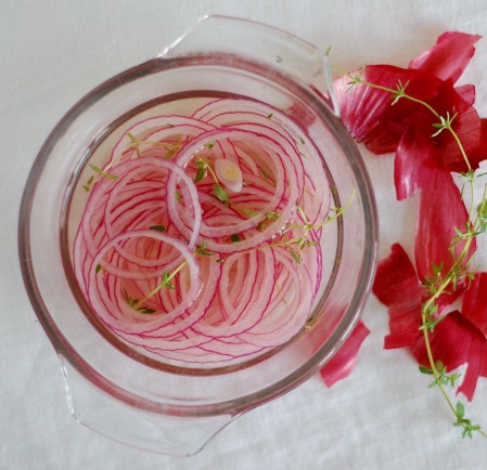 Valentines Day Recipes | Pomegranate Glazed salmon with pickled onions
